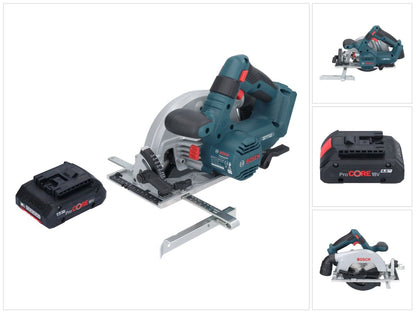 Bosch GKS 18V-57-2 Professional Akku Handkreissäge 18 V 165 mm Brushless + 1x ProCORE Akku 4,0 Ah - ohne Ladegerät