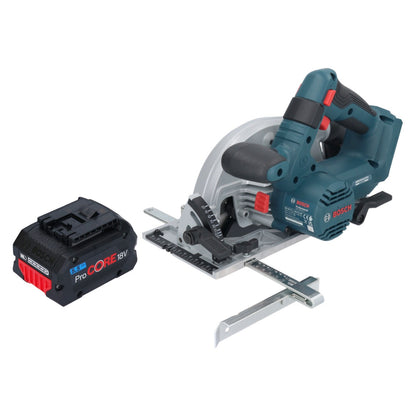 Bosch GKS 18V-57-2 Scie circulaire sans fil professionnelle 18 V 165 mm sans balais + 1x batterie ProCORE 5,5 Ah - sans chargeur