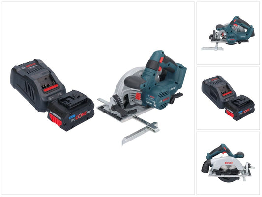 Bosch GKS 18V-57-2 Professional Akku Handkreissäge 18 V 165 mm Brushless + 1x ProCORE Akku 5,5 Ah + Ladegerät