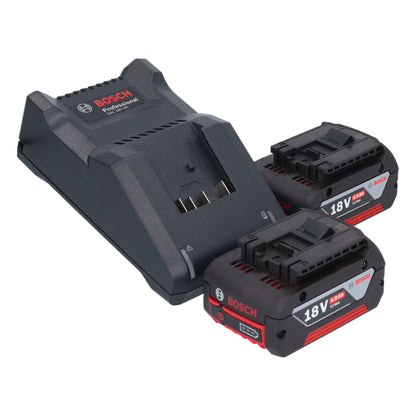 Bosch GST 18V-125 B Professional Akku Stichsäge 18 V 125 mm Brushless + 2x Akku 4,0 Ah + Ladegerät