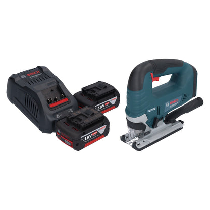 Bosch GST 18V-125 B Professional Akku Stichsäge 18 V 125 mm Brushless + 2x Akku 5,0 Ah + Ladegerät