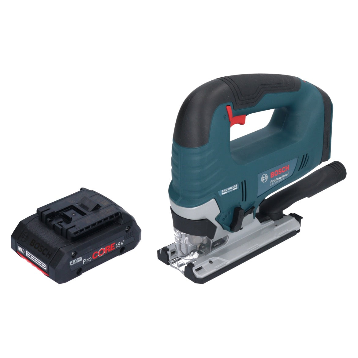 Bosch GST 18V-125 B Professional Akku Stichsäge 18 V 125 mm Brushless + 1x ProCORE Akku 4,0 Ah - ohne Ladegerät