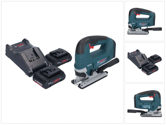 Bosch GST 18V-125 B Professional Akku Stichsäge 18 V 125 mm Brushless + 2x ProCORE Akku 4,0 Ah + Ladegerät