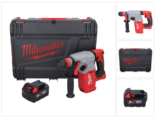 Milwaukee M18 BLHX-501X Akku Kombihammer 18 V 2,3 J Brushless + 1x Akku 5,0 Ah + HD-Box - ohne Ladegerät