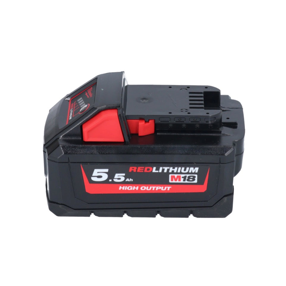 Marteau combiné à batterie Milwaukee M18 BLHX-551X 18 V 2,3 J sans balais + 1x batterie 5,5 Ah + boîtier HD - sans chargeur