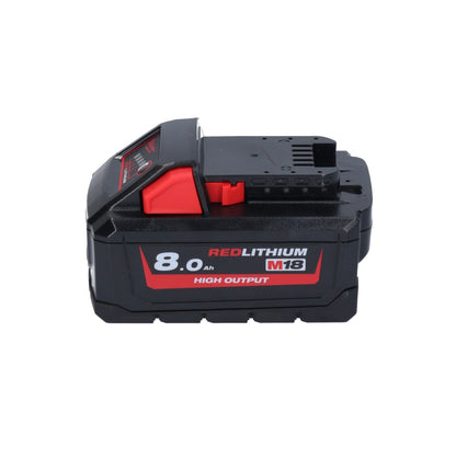 Marteau combiné à batterie Milwaukee M18 BLHX-801X 18 V 2,3 J sans balais + 1x batterie 8,0 Ah + boîtier HD - sans chargeur