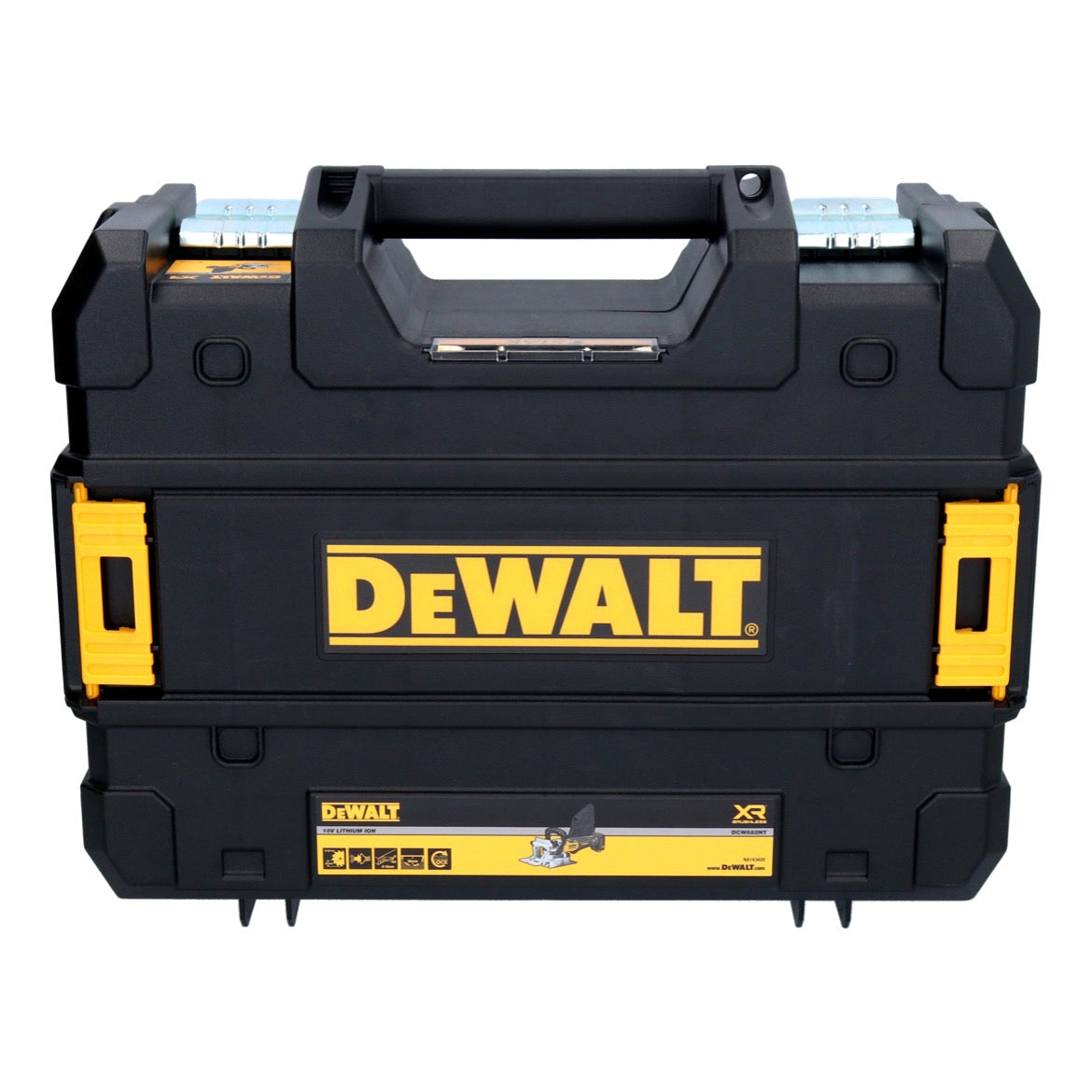 DeWalt DCW 682 NT Akku Flachdübelfräse 18 V 102 x 20 mm Brushless + 1x Powerstack Akku 1,7 Ah + TSTAK - ohne Ladegerät