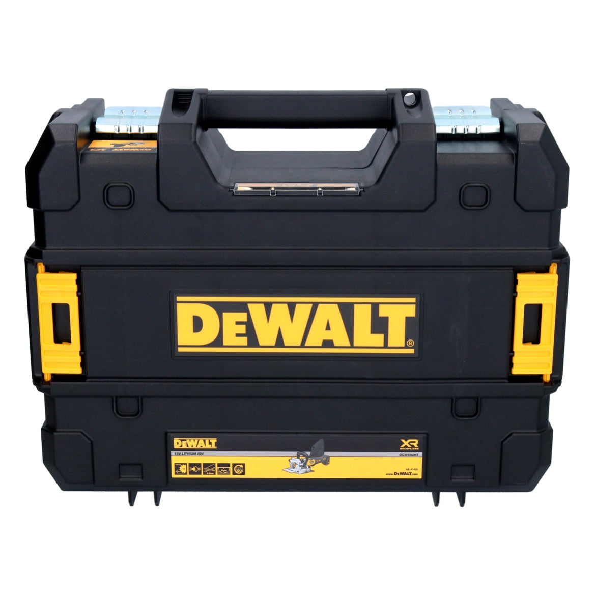 DeWalt DCW 682 E1T Akku Flachdübelfräse 18 V 102 x 20 mm Brushless + 1x Powerstack Akku 1,7 Ah + Ladegerät + TSTAK