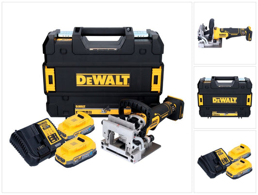 DeWalt DCW 682 E2T coupe-goujon plat sur batterie 18 V 102 x 20 mm sans balais + 2x batterie Powerstack 1,7 Ah + chargeur + TSTAK