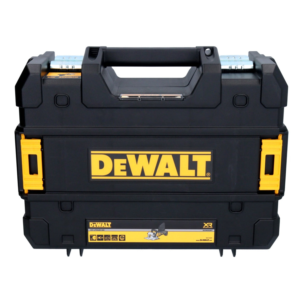 DeWalt DCW 682 H2T Akku Flachdübelfräse 18 V 102 x 20 mm Brushless + 2x Powerstack Akku 5,0 Ah + Ladegerät + TSTAK