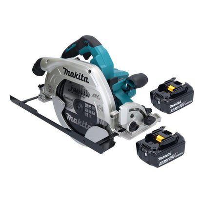 Makita DHS 900 M2U Akku Handkreissäge 36 V ( 2x 18 V ) 235 mm Brushless + 2x Akku 4,0 Ah + Bluetooth Adapter - ohne Ladegerät