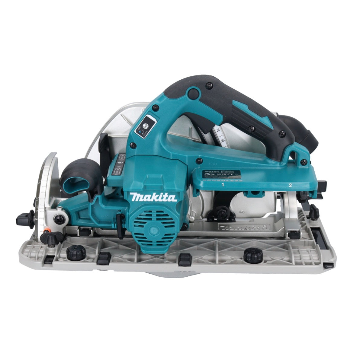 Makita DHS 900 M2U Akku Handkreissäge 36 V ( 2x 18 V ) 235 mm Brushless + 2x Akku 4,0 Ah + Bluetooth Adapter - ohne Ladegerät