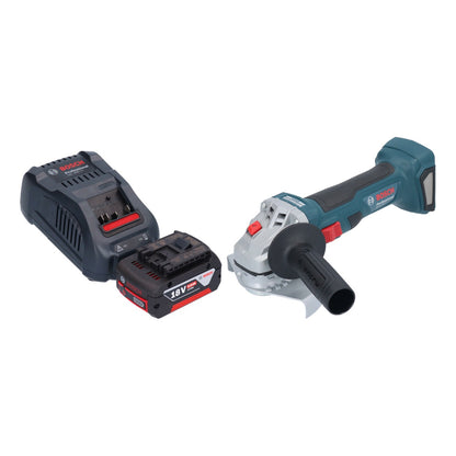 Bosch GWS 18V-7 Professional Akku Winkelschleifer 18 V 125 mm Brushless + 1x Akku 5,0 Ah + Ladegerät