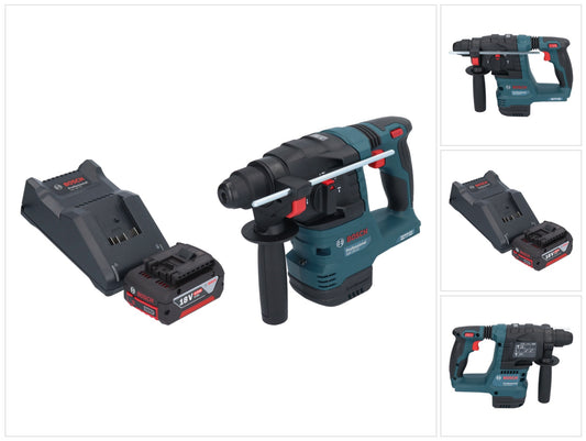 Bosch GBH 18V-22 Professional Akku Bohrhammer 18 V 1,9 J SDS Plus Brushless + 1x Akku 4,0 Ah + Ladegerät