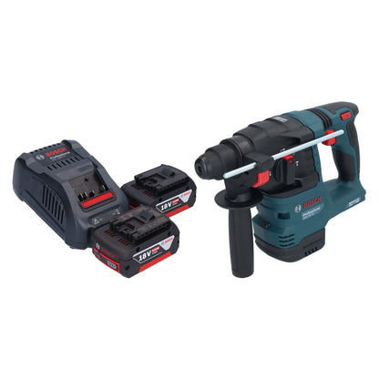 Bosch GBH 18V-22 Professional Akku Bohrhammer 18 V 1,9 J SDS Plus Brushless + 2x Akku 5,0 Ah + Ladegerät