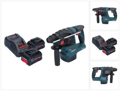 Bosch GBH 18V-22 Professional Akku Bohrhammer 18 V 1,9 J SDS Plus Brushless + 2x ProCORE Akku 5,5 Ah + Ladegerät