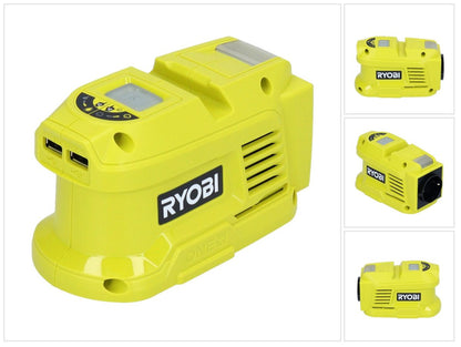 RYOBI RY18BI150A-0 Akku Wechselrichter 18 V Ports 1 kontinuierliche Wattage 150 ( 5133004895 ) Solo - ohne Akku, ohne Ladegerät