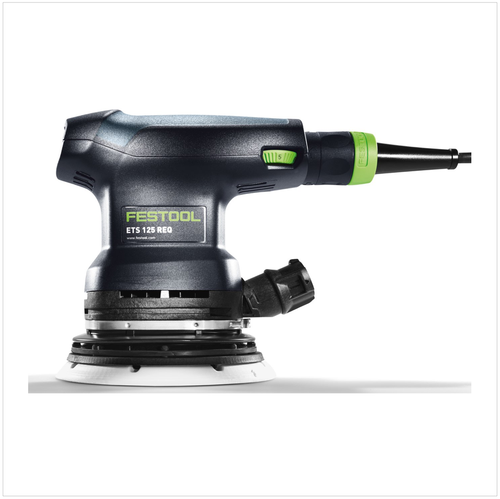 Festool ETS 125 REQ-Plus Exzenterschleifer 250W 2mm Hub 125mm im Systainer + Zubehör ( 574636 ) - Toolbrothers