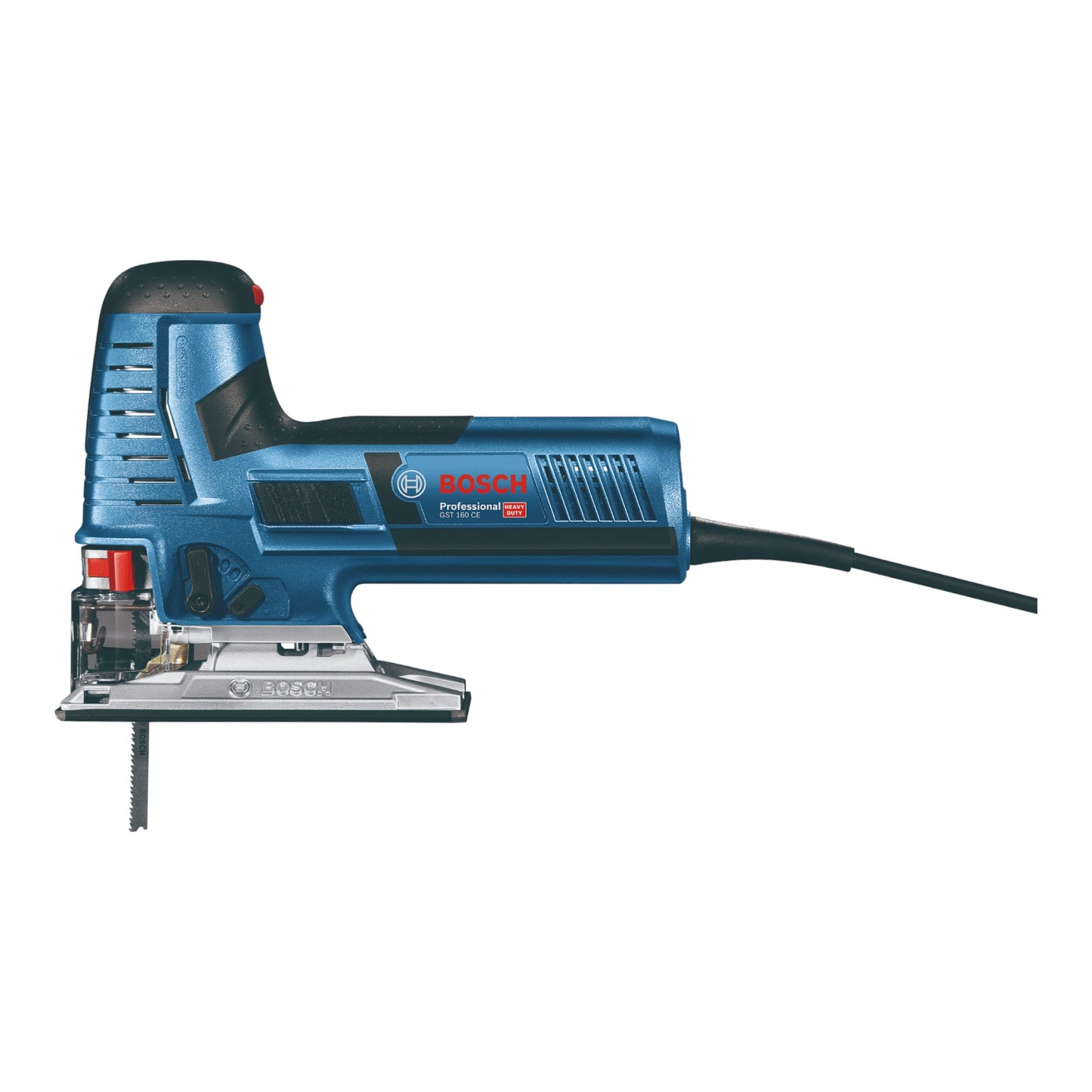 Bosch GST 160 CE Scie sauteuse pendulaire professionnelle SDS 800 Watt (0601517000) + L-Boxx