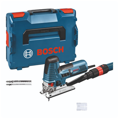 Bosch GST 160 CE Scie sauteuse pendulaire professionnelle SDS 800 Watt (0601517000) + L-Boxx