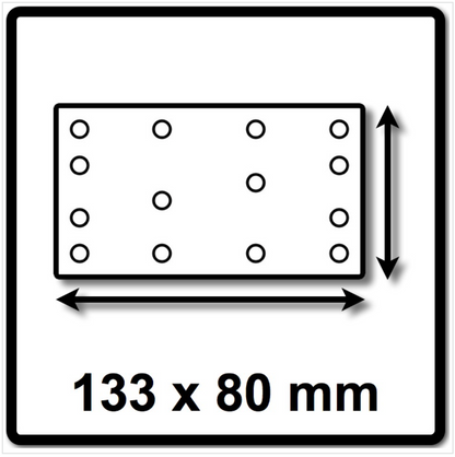 Festool Granat Schleifstreifen STF 80x133 P 60 GR 50 ( 497118 )