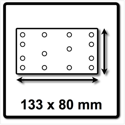Festool Granat Schleifstreifen STF 80x133 P 120 GR 100 ( 497120 )