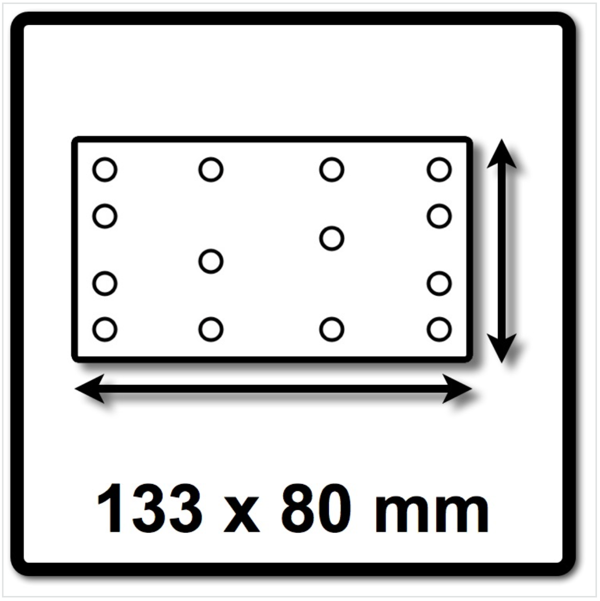 Festool Granat Schleifstreifen STF 80x133 P 150 GR 100 ( 497121 ) - Toolbrothers
