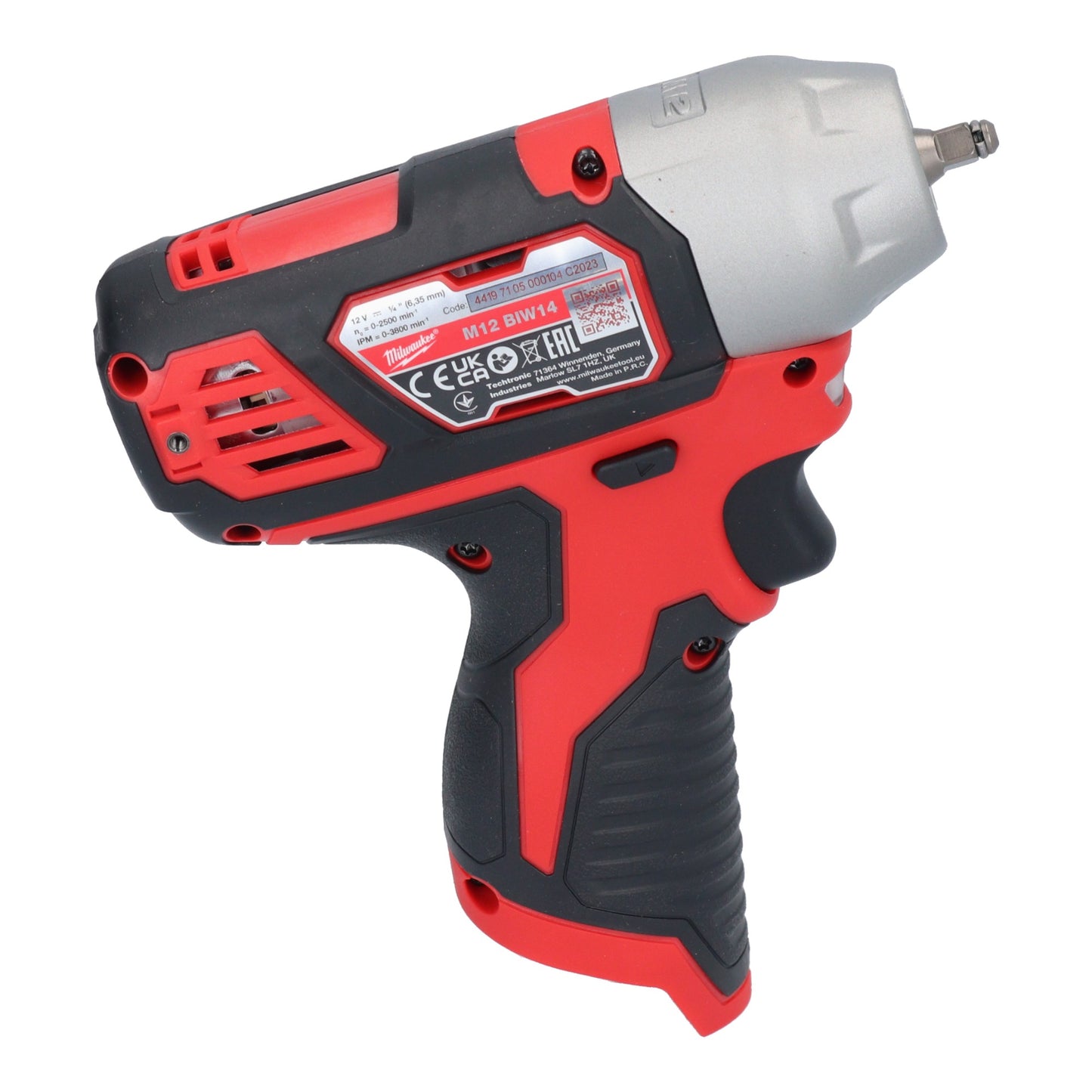 Milwaukee M12 BIW14-202C Akku Schlagschrauber 12 V 50 Nm 1/4" ( 4933443897 ) + 2x Akku 2,0 Ah + Ladegerät + Koffer