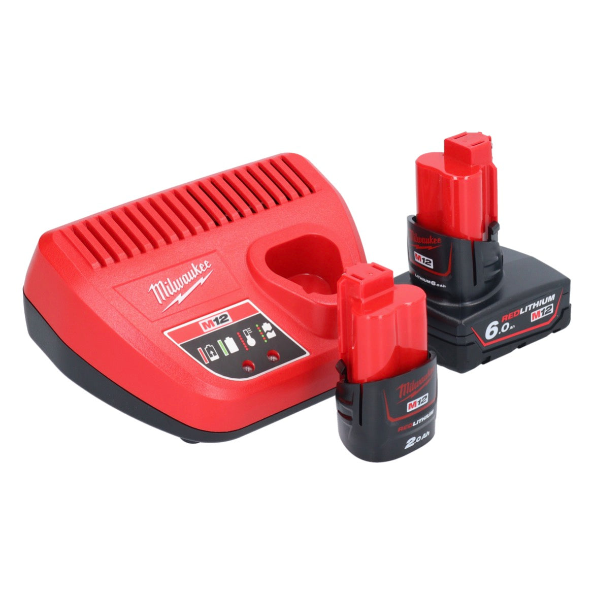 Clé à chocs sans fil Milwaukee M12 FIWF12-622X 12 V 339 Nm 1/2" brushless (4933464617) + 1x batterie 2,0 Ah + 1x batterie 6,0 Ah + chargeur + boîtier HD