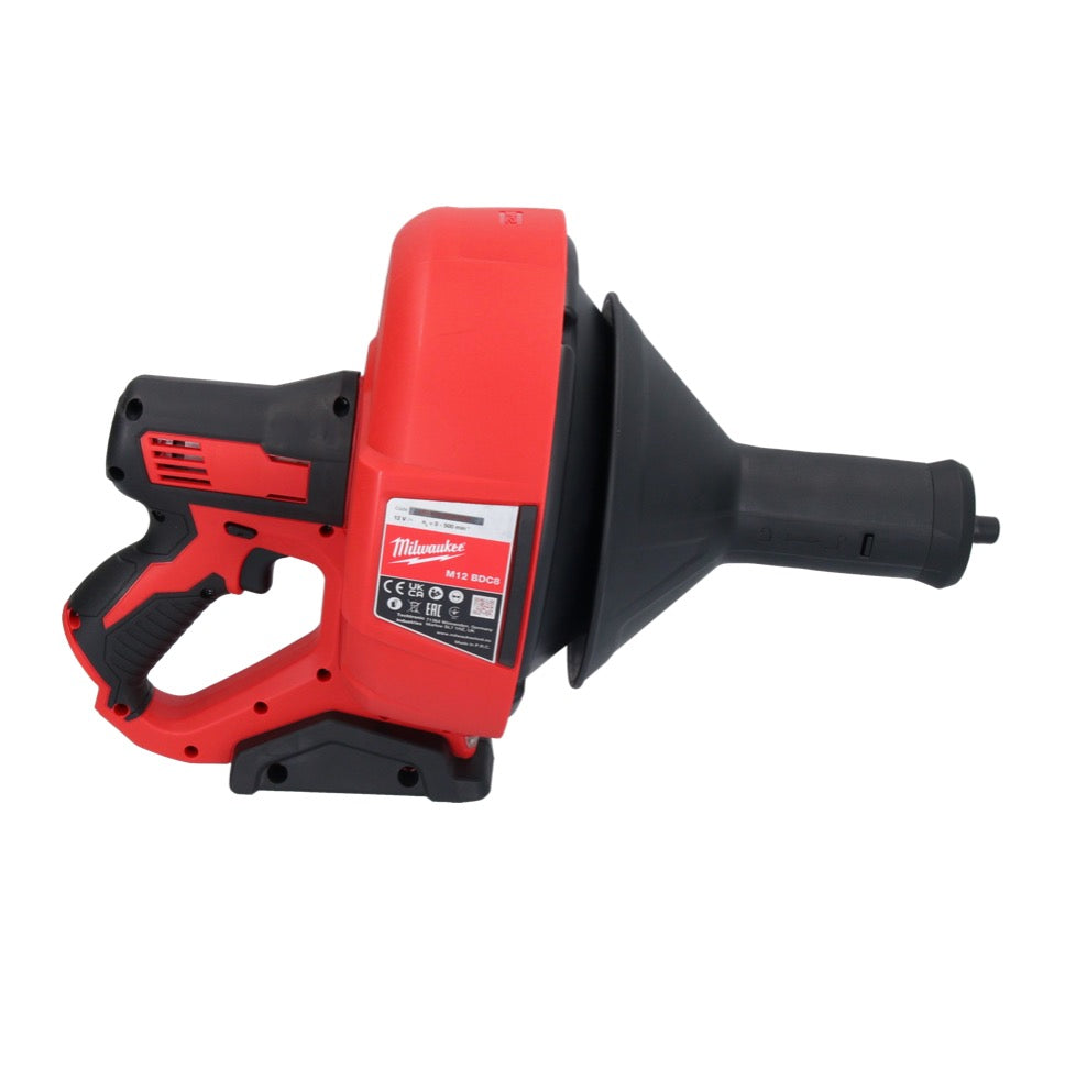 Milwaukee M12 BDC8-0C Akku Rohrreinigungsgerät 12 V ( 4933451632 ) + Spirale + Eimer - ohne Akku, ohne Ladegerät