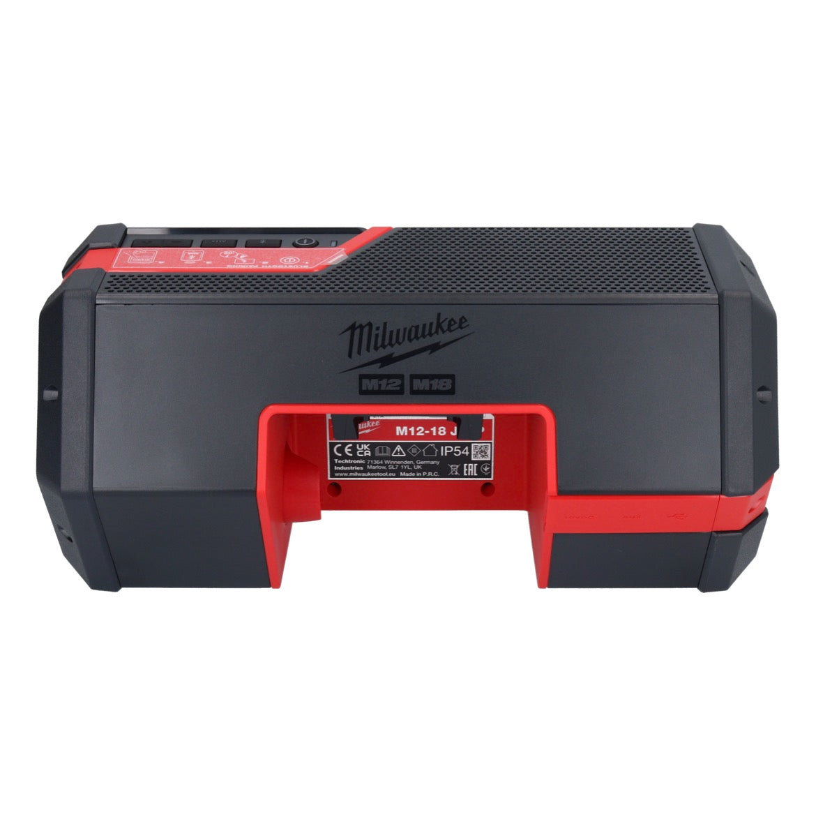 Milwaukee M12-18 JSSP-0 Akku Lautsprecher 12 - 18 V Bluetooth ( 4933459275 ) IP54 Solo - ohne Akku, ohne Ladegerät