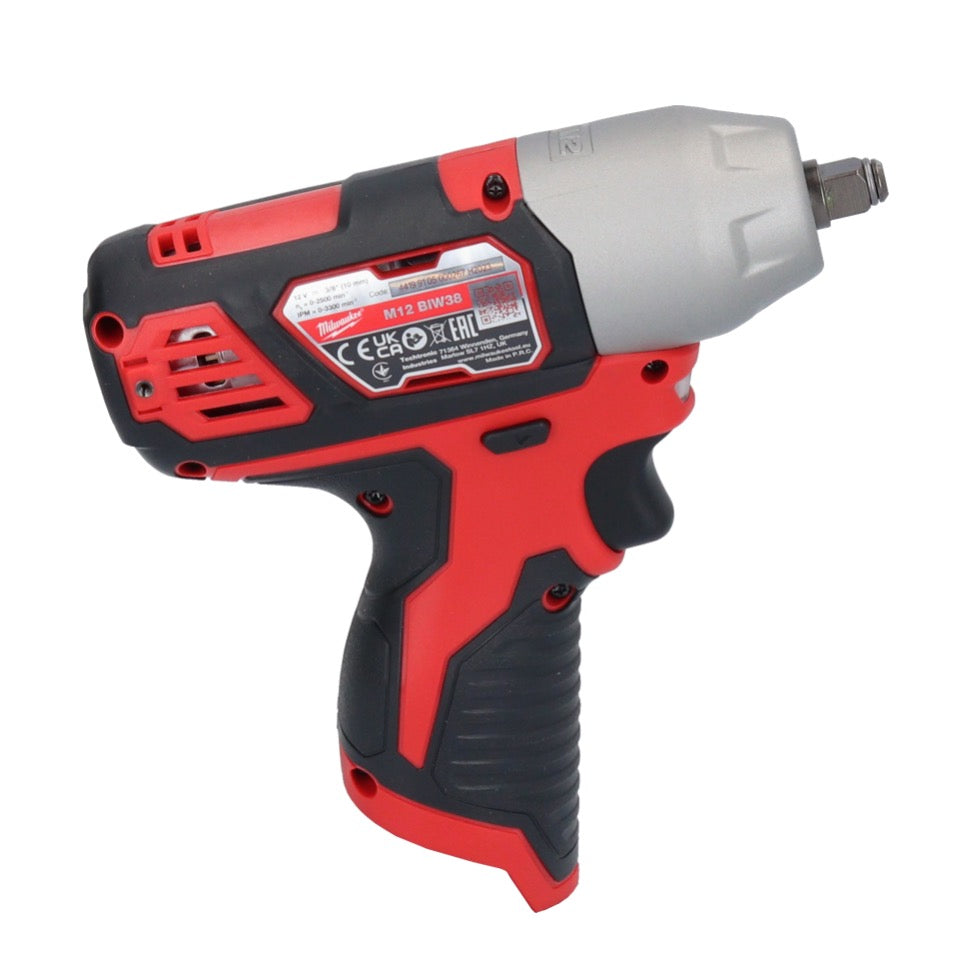 Milwaukee M12 BIW38-0 Akku Schlagschrauber 12 V 135 Nm 3/8˝ Solo ( 4933441985 ) - ohne Akku, ohne Ladegerät