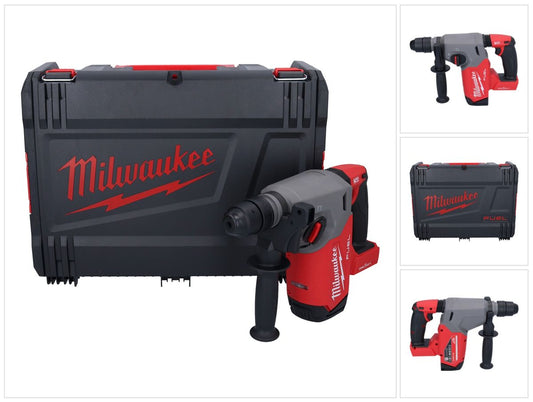 Marteau combiné à batterie Milwaukee M18 ONEFHX-0X 18 V 2,5 J SDS-Plus Brushless + HD-Box (4933478503) - sans batterie, sans chargeur