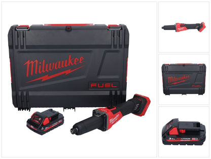 Milwaukee M18 FDGROVB-301X Akku Geradschleifer 18 V Brushless + 1x Akku 3,0 Ah + HD Box - ohne Ladegerät