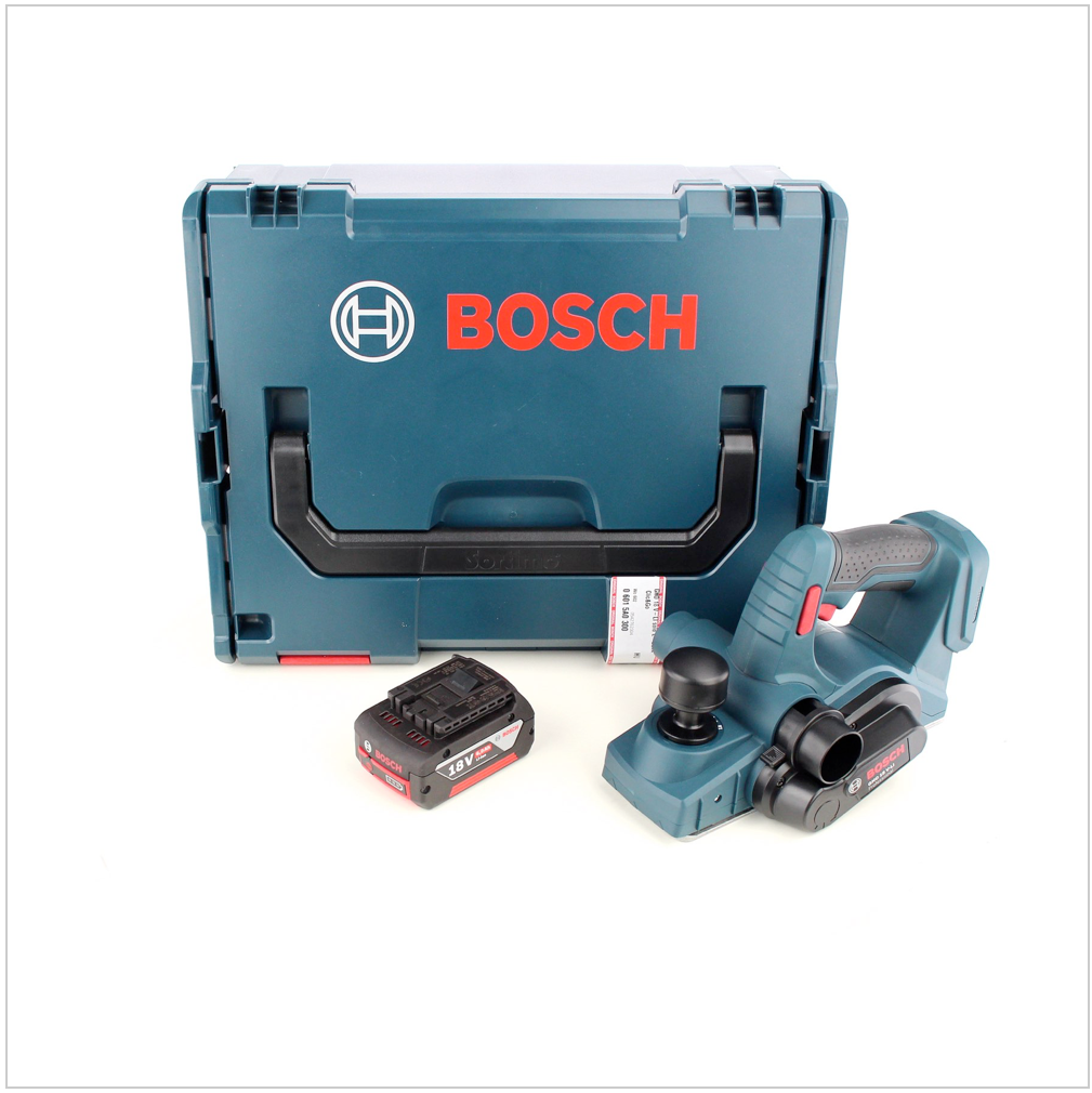 Bosch GHO 18 V-LI Akku Hobel 18V + 1x Akku 5,0Ah + L-Boxx - ohne Ladegerät
