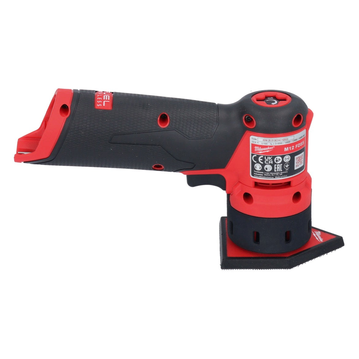 Milwaukee M12 FDSS-0X Akku Punktschleifer 12 V 88,8 x 63,5 mm Brushless + HD-Box - ohne Akku, ohne Ladegerät