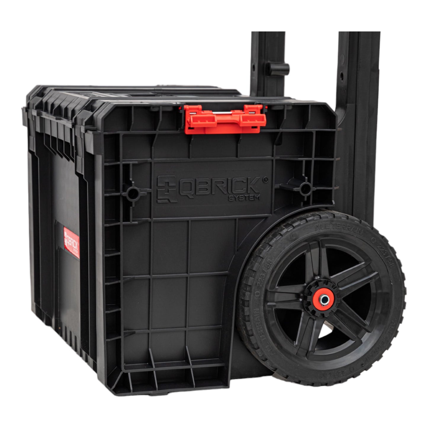 Qbrick System PRO Cart 2.0 Plus empilable 490 x 415 x 660 mm 29 l IP54 double poignée télescopique amovible