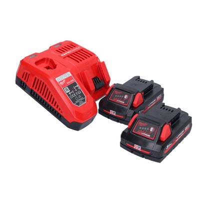 Cloueur à batterie Milwaukee M18 FN15GA-302X 18 V sans balais 32 - 64 mm + 2x batteries 3,0 Ah + chargeur + boîtier HD