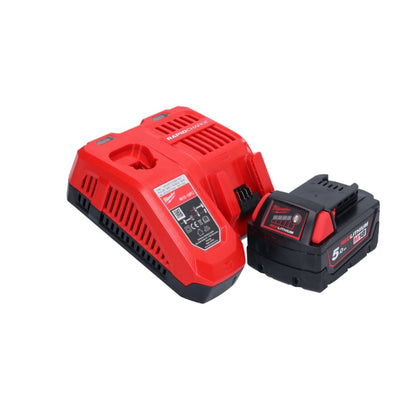 Cloueur sur batterie Milwaukee M18 FN15GA-501X 18 V sans balais 32 - 64 mm + 1x batterie 5,0 Ah + chargeur + boîtier HD