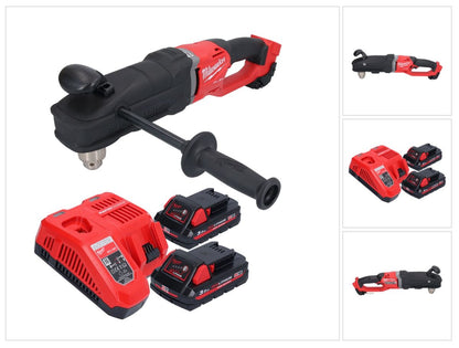 Milwaukee M18 FRAD2-302 Akku Winkelbohrmaschine 18 V 122 Nm Brushless + 2x Akku 3,0 Ah + Ladegerät