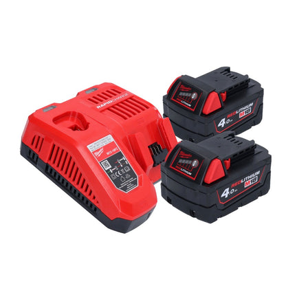 Milwaukee M18 FRAD2-402 Akku Winkelbohrmaschine 18 V 122 Nm Brushless + 2x Akku 4,0 Ah + Ladegerät