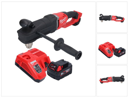 Perceuse d'angle sur batterie Milwaukee M18 FRAD2-501 18 V 122 Nm sans balai + 1x batterie 5,0 Ah + chargeur