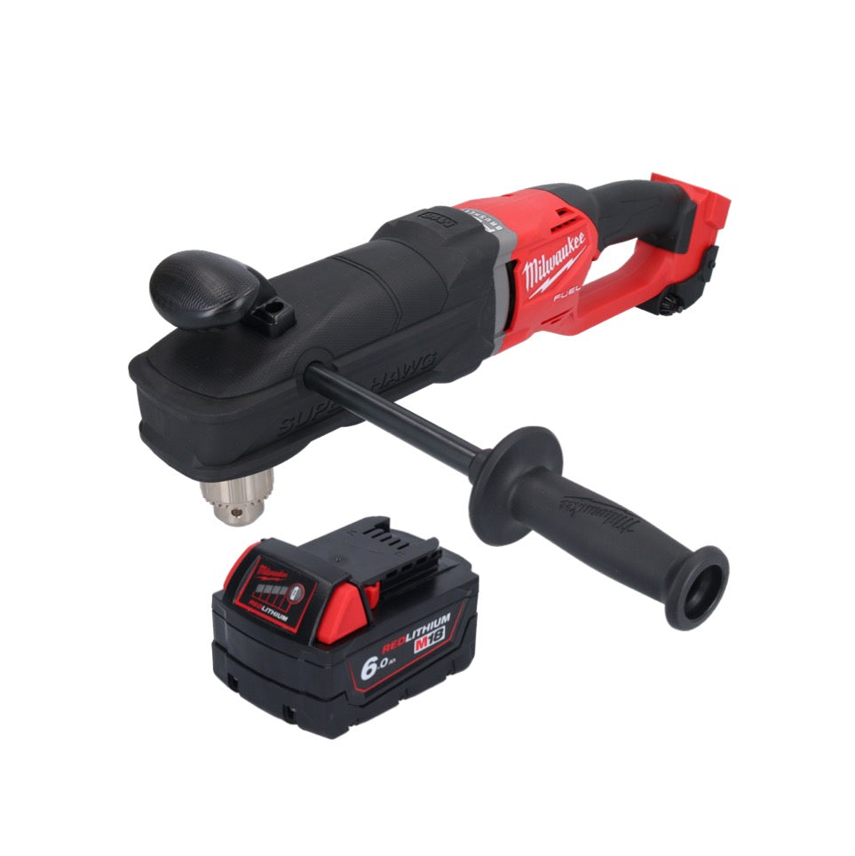 Milwaukee M18 FRAD2-601 Akku Winkelbohrmaschine 18 V 122 Nm Brushless + 1x Akku 6,0 Ah - ohne Ladegerät