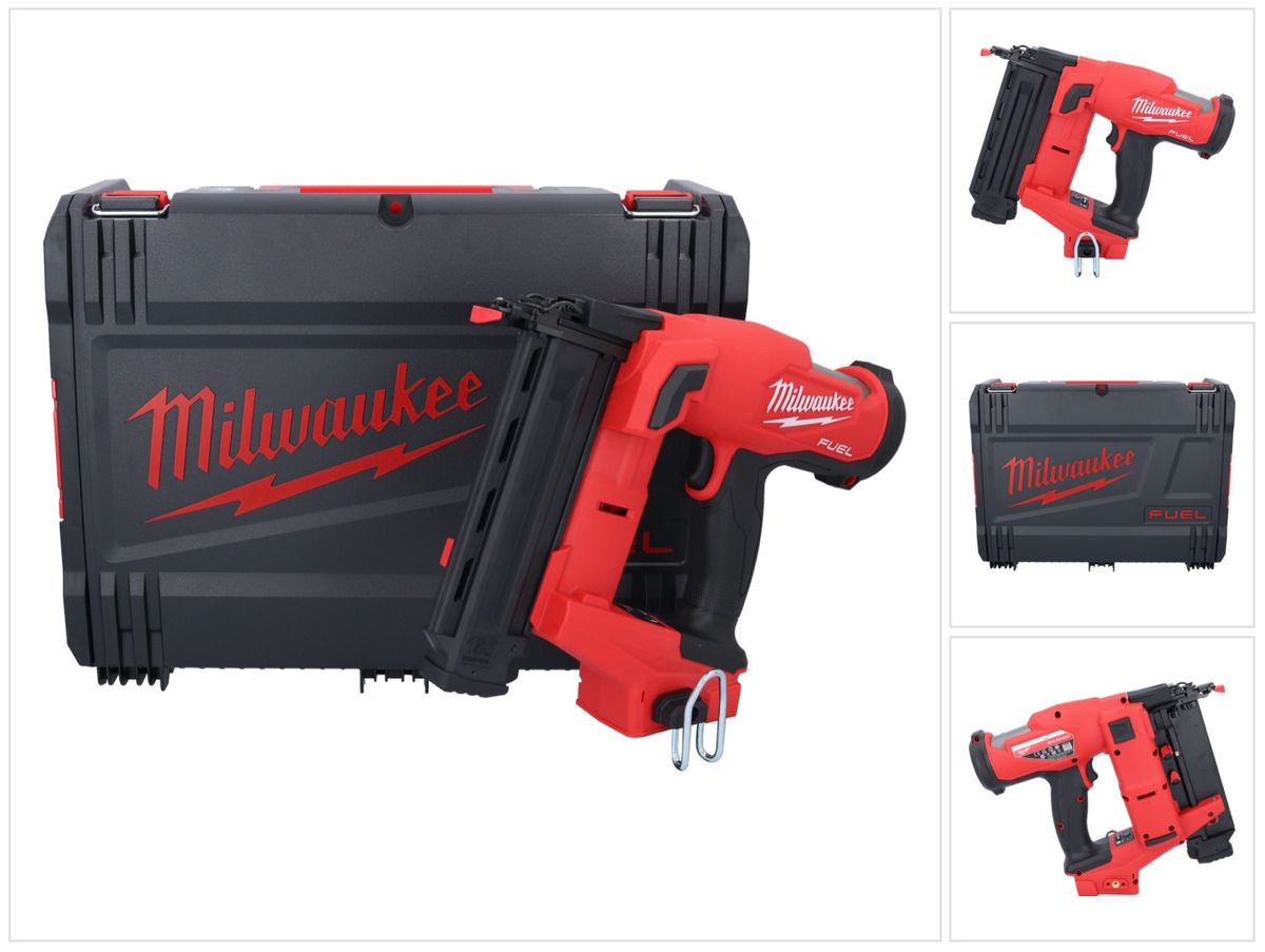 Cloueur sur batterie Milwaukee M18 FN18GS-0X 18 V 16 - 54 mm + HD Box (4933471409) - sans batterie, sans chargeur