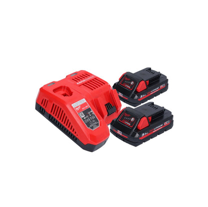 Polisseuse à batterie Milwaukee M18 FAP180-302 18 V 180 mm brushless + 2x batteries 3,0 Ah + chargeur