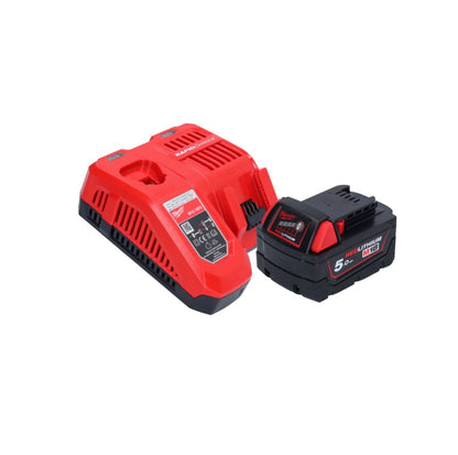 Polisseuse à batterie Milwaukee M18 FAP180-501 18 V 180 mm brushless + 1x batterie 5,0 Ah + chargeur