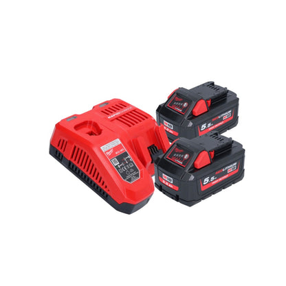 Polisseuse à batterie Milwaukee M18 FAP180-552 18 V 180 mm brushless + 2x batteries 5,5 Ah + chargeur