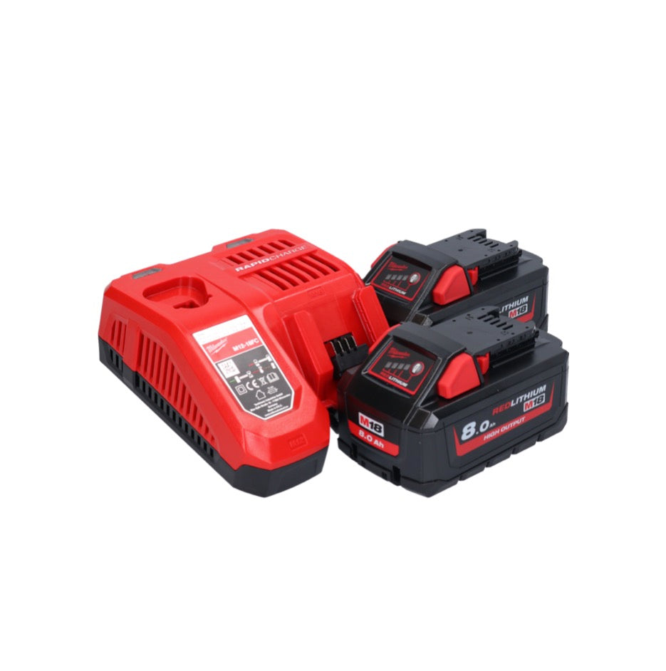 Milwaukee M18 FAP180-802 Akku Polierer 18 V 180 mm Brushless + 2x Akku 8,0 Ah + Ladegerät