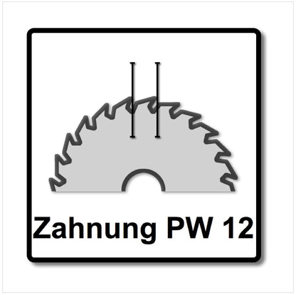Festool Panther Kreissägeblatt PW12 Holz 160 x 1,8 x 20 mm 160 mm 12 Zähne ( 500460 ) HKC TS - Toolbrothers