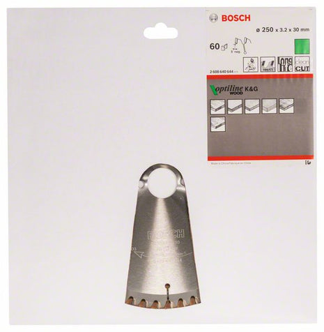 BOSCH Kreissägeblatt Außen-Ø 250 mm Zähnezahl 60 WZ/N ( 4000815448 )